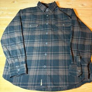 Jachs Black and Brown Plaid Casual Shirt